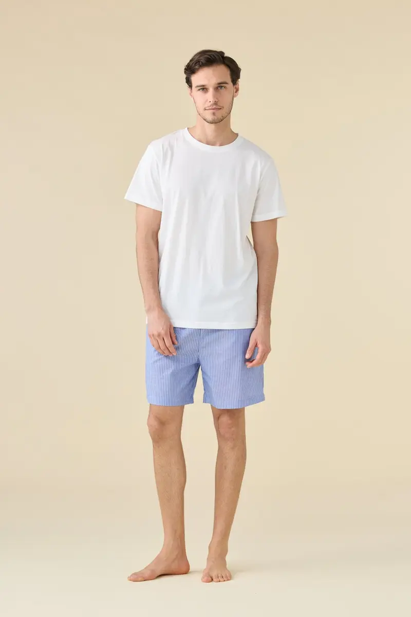 Noi di Notte Pigiama Girocollo Uomo Corto FC3276