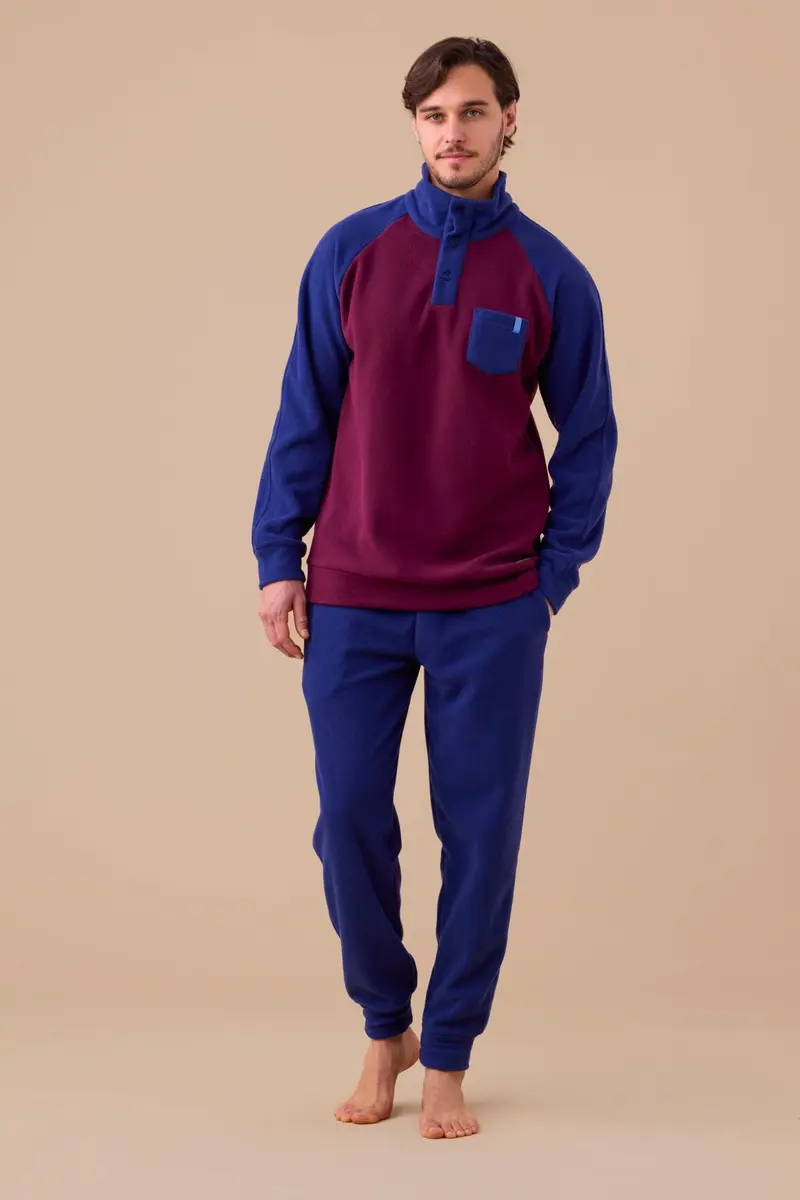 Noi di Notte Pigiama Pile Serafino Uomo FC3199