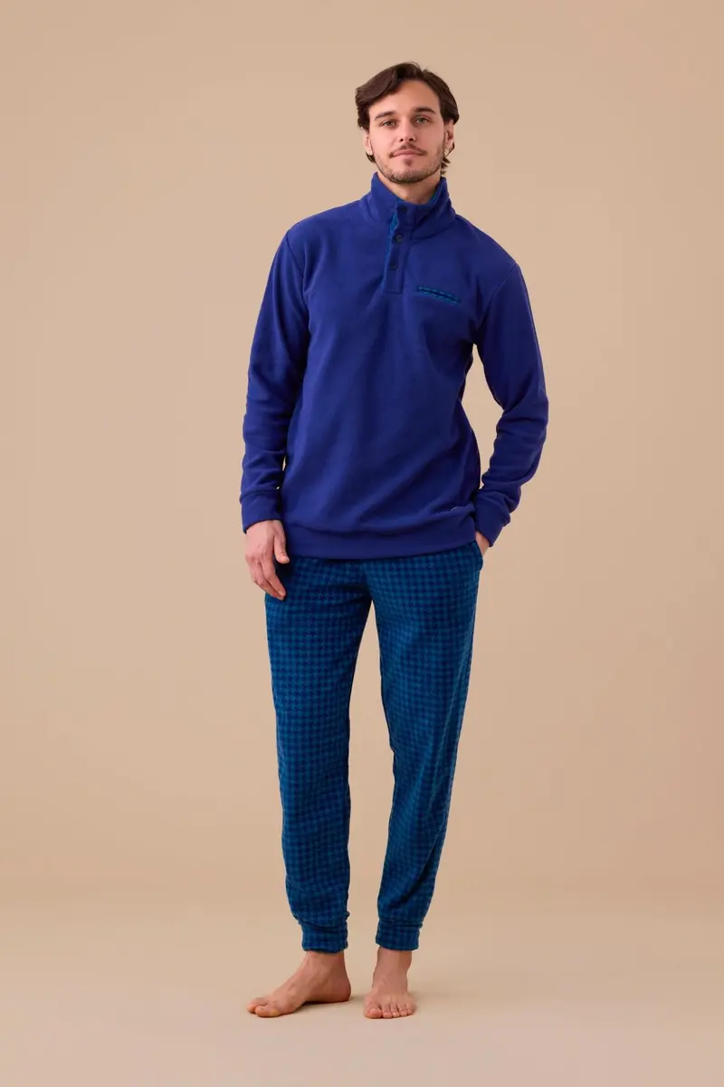 Noi di Notte Pigiama Pile Serafino Uomo FC3216
