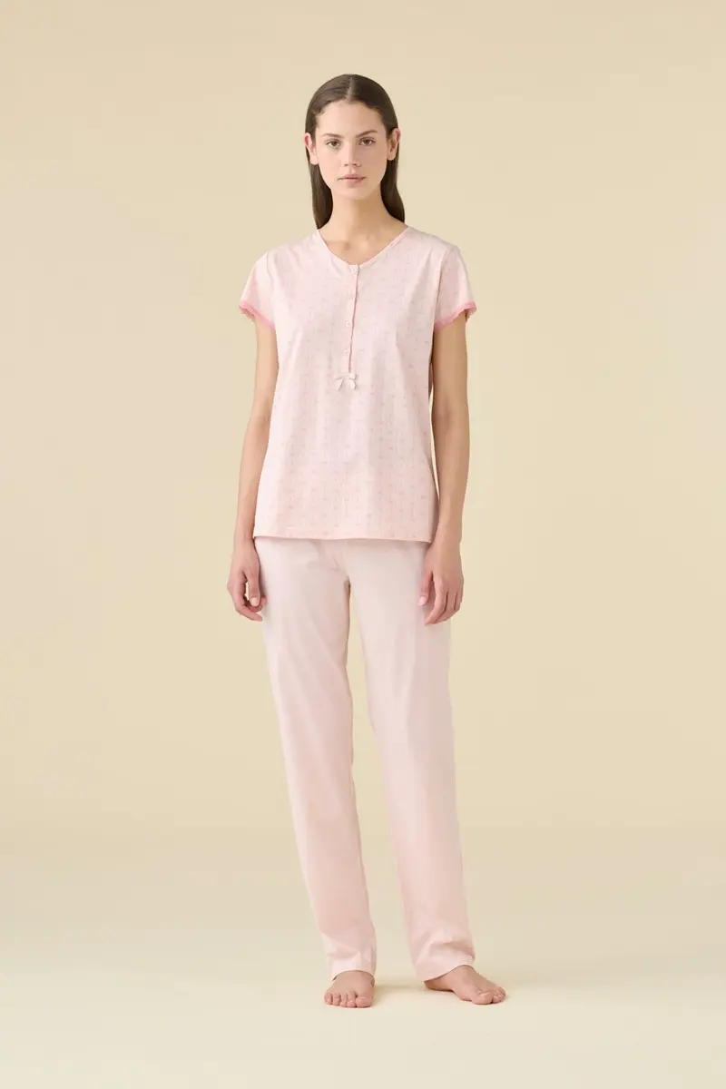 Noi di Notte Pigiama Serafino Donna M/M P/L FA9513