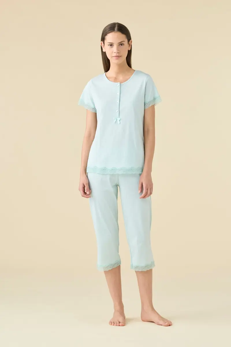 Noi di Notte Pigiama Serafino Donna M/M Pescatore FA9529