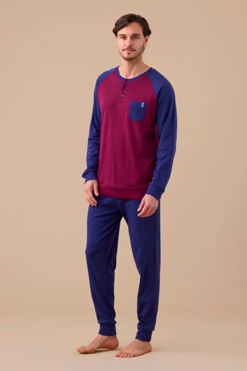 Noi di Notte Pigiama Uomo Caldo Cotone FC3213AS