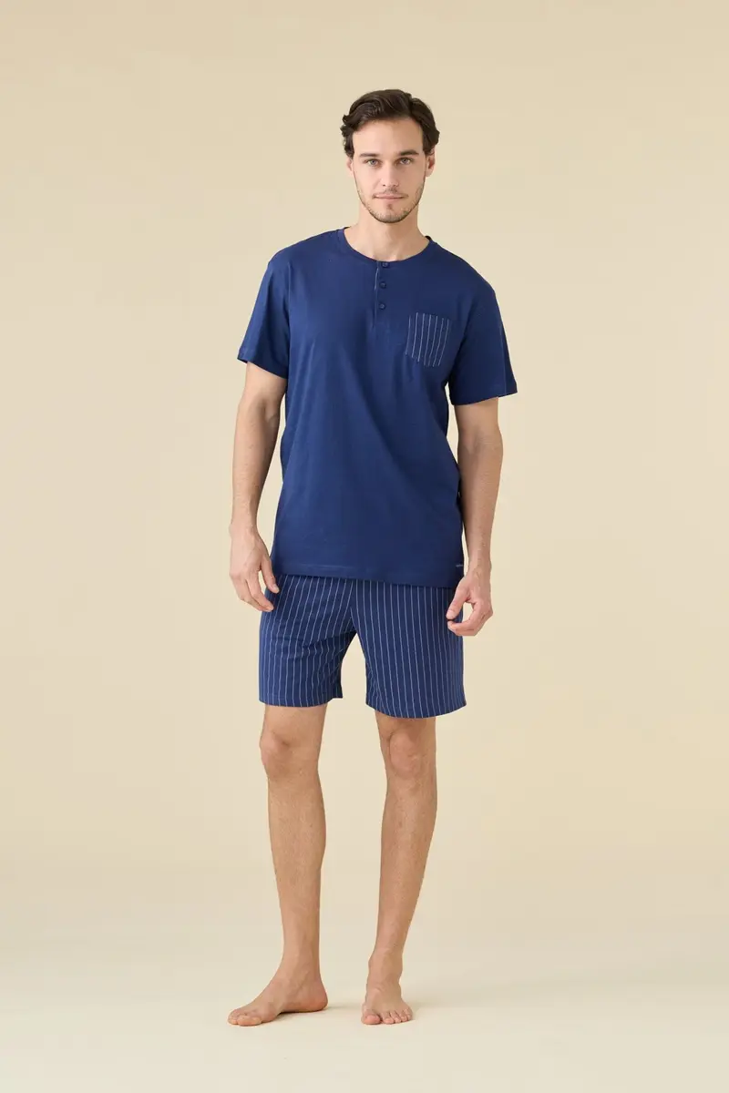 Noi di Notte Pigiama Uomo Cotone M/C P/C FC3268