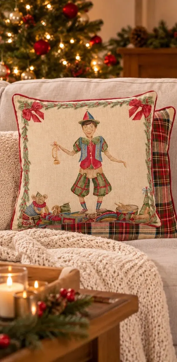 Nuvole Di Stoffa Cuscino Arredo 40x40Cm Vintage Toys
