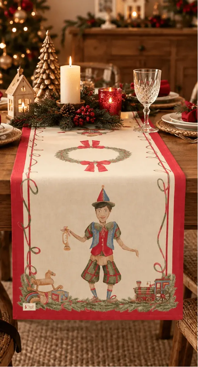 Nuvole Di Stoffa Runner 50x150Cm Vintage Toys
