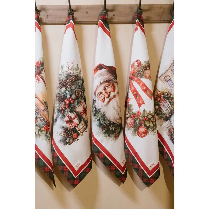 Nuvole di Stoffa Strofinaccio 50x70cm - Christmas is Coming