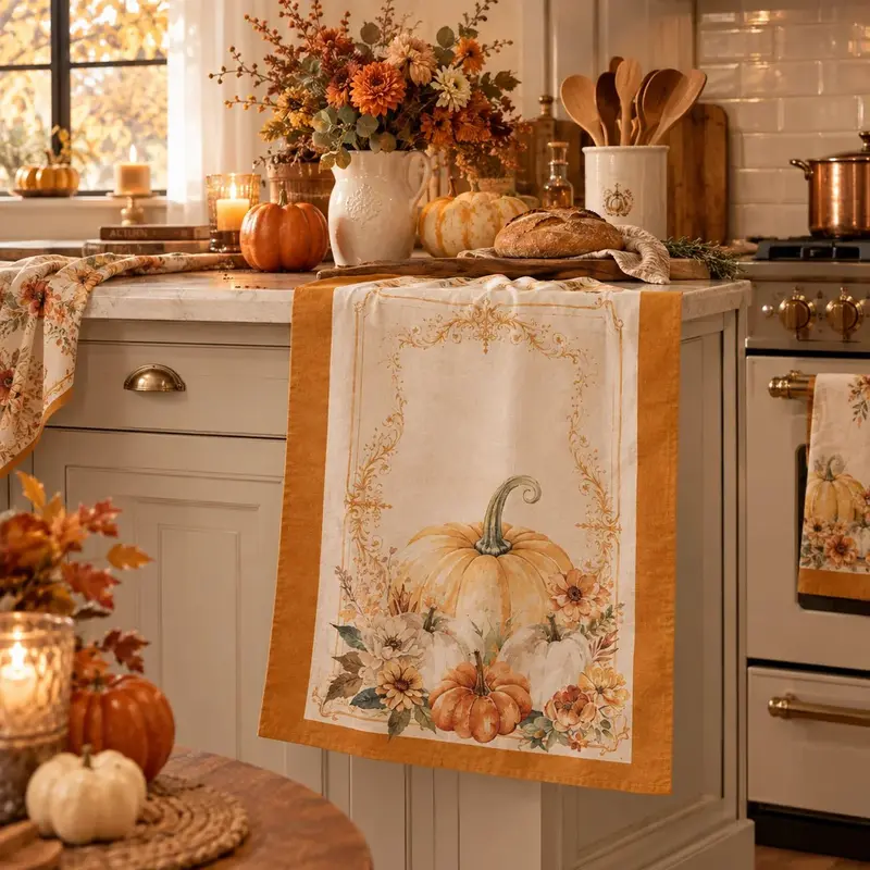 Nuvole Di Stoffa Strofinaccio 50x70CM Racconto D'Autunno