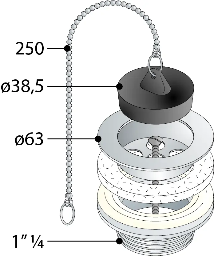 Omp Tea piletta universale 34.621.5