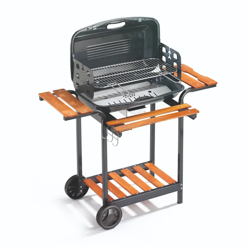 Ompagrill Saturno/RCN 60-40 barbecue a carbone con carrello 60596