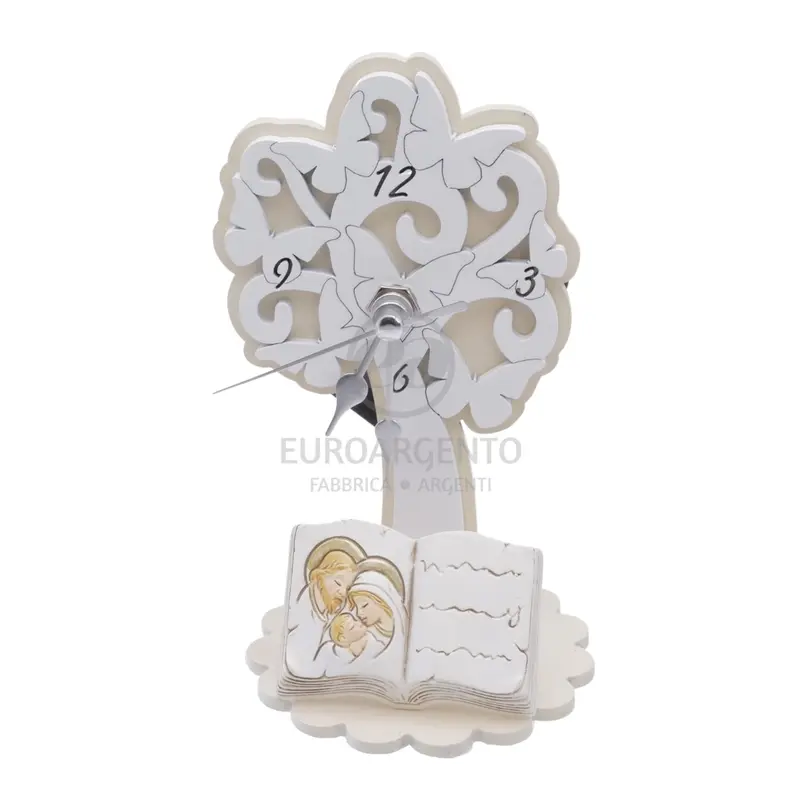 Orologio albero della vita con libro icone sacre