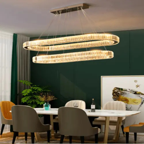 Oval Crystal Chandeliers