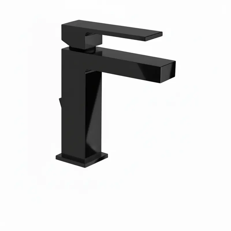 Paini Dax R rubinetto lavabo con scarico nero opaco 84YO211R