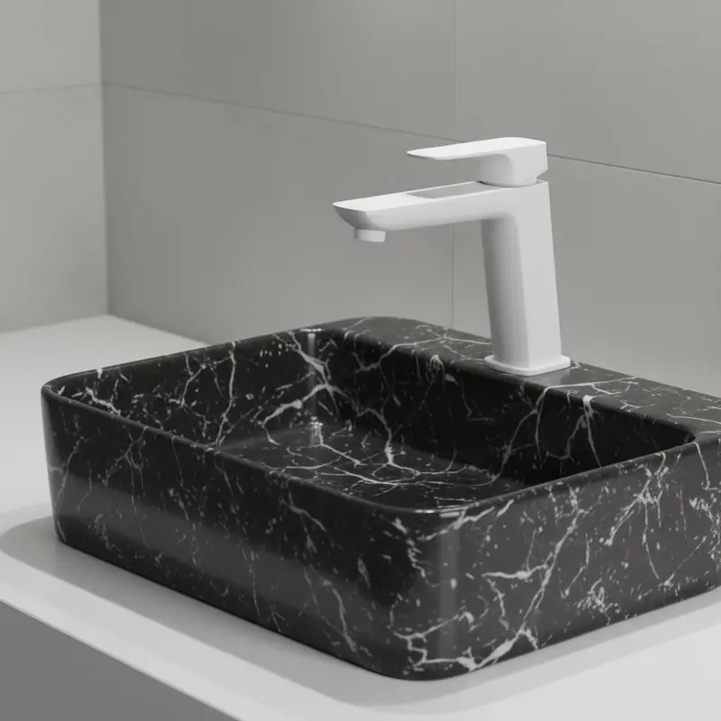 Paini Nove rubinetto lavabo con piletta click clack bianco matt 09BY211TCMESR