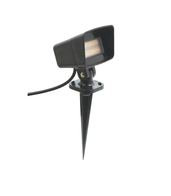 Paletto LED da giardino 5W 4000K luce naturale IP65 nero