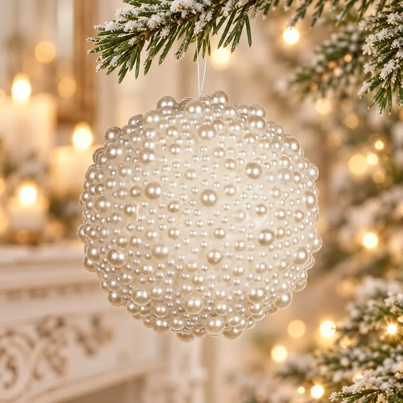 Pallina di Natale Perlata – Goodwill, Ø 9cm