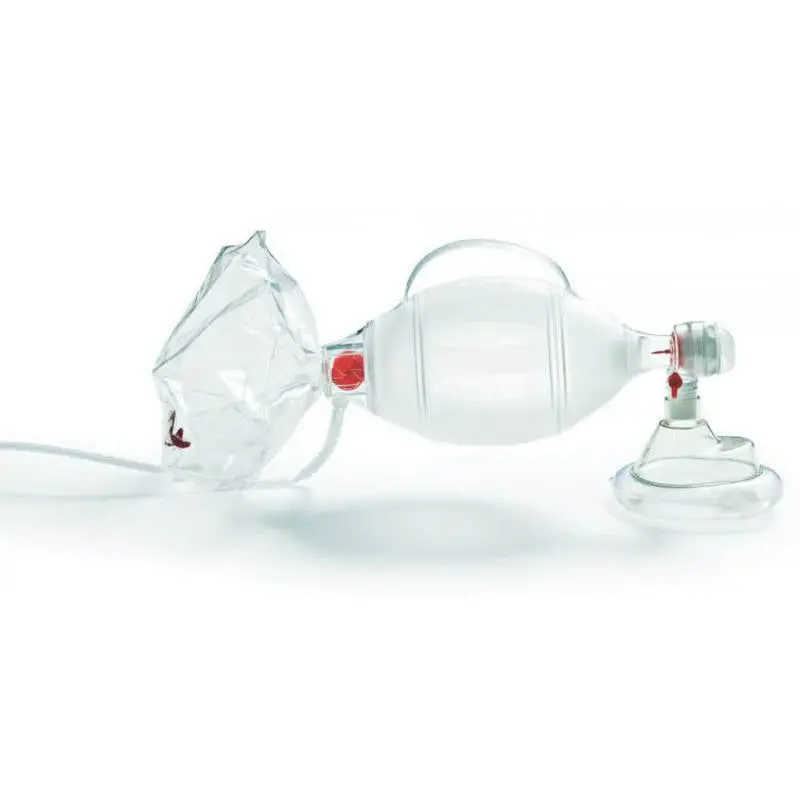 PALLONE AMBU DI RIANIMAZIONE IN PVC CON MASCHERA N.5 E RESERVOIR X ADULTO