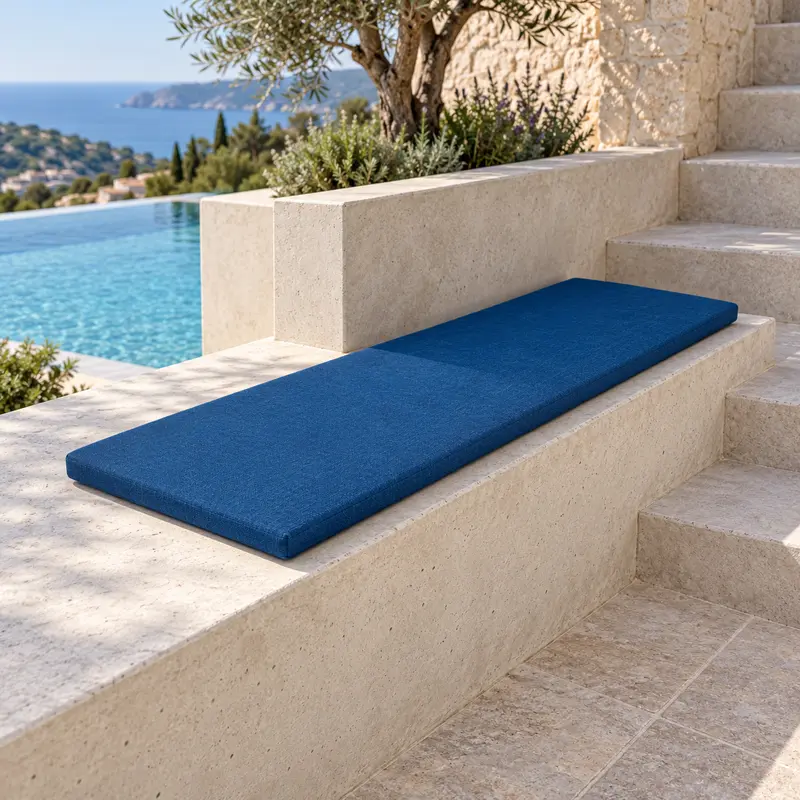 PANK OUTDOOR 100, Cuscino per Panca da Esterni 100x40 h3