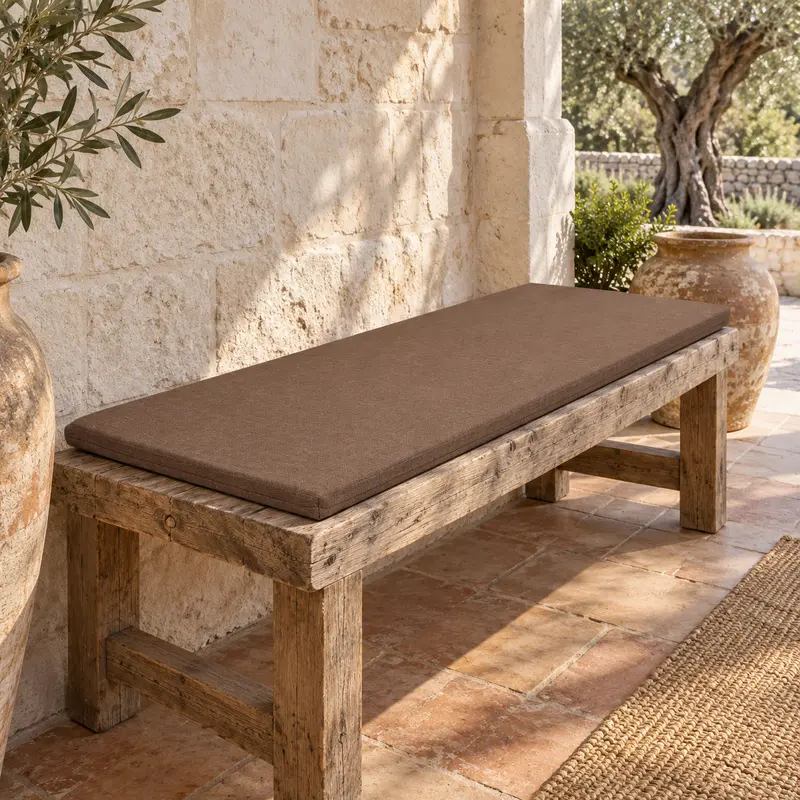 PANK OUTDOOR 120, Cuscino per Panca da Esterni 120x40 h3
