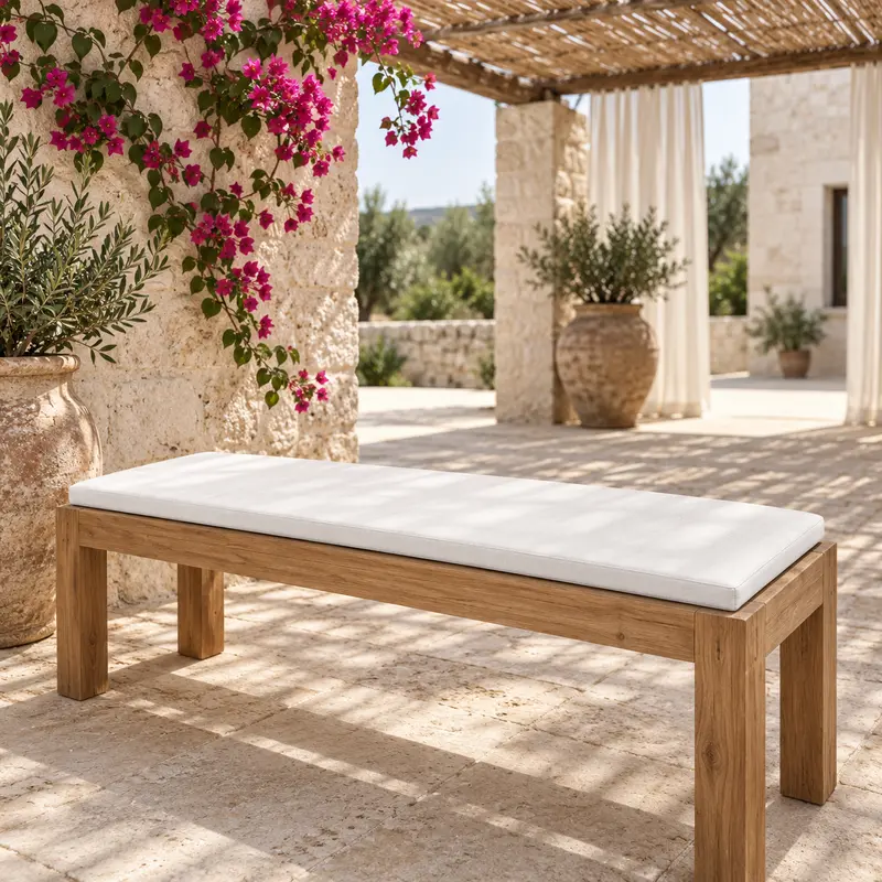 PANK OUTDOOR 80, Cuscino per Panca da Esterni 80x40 h3