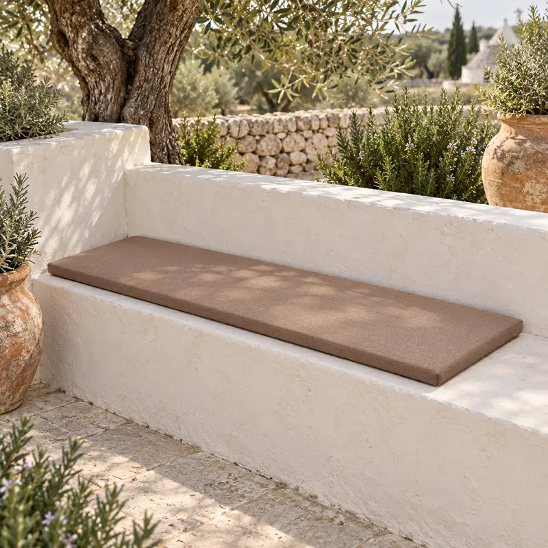 PANK OUTDOOR 90, Cuscino per Panca da Esterni 90x40 h3