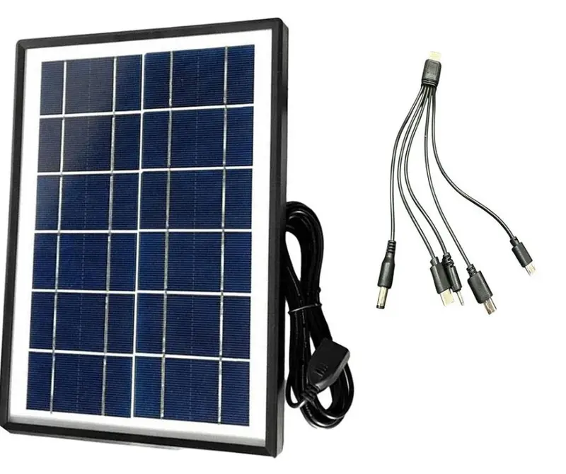 Pannello solare USB 8W 5V 1.6A monocristallino