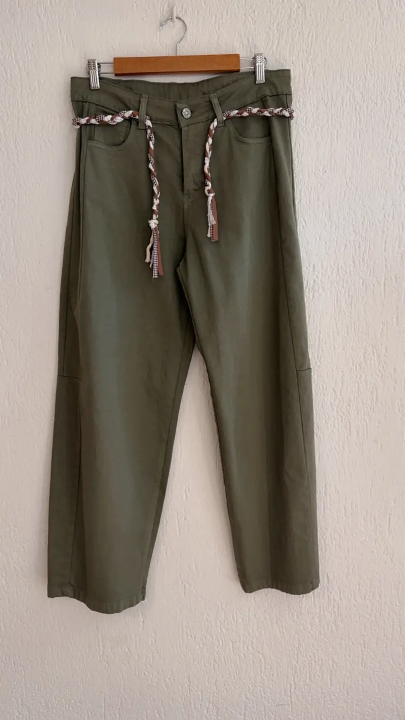 Pantalone Alvin verde miitare