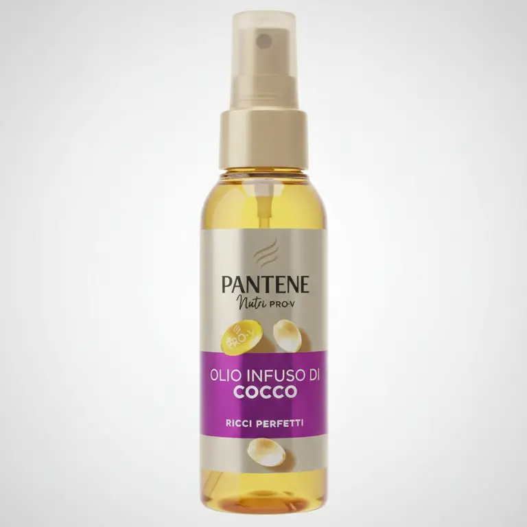 Pantene Nutri PRO-V Olio Infuso di Cocco Ricci Perfetti – Trattamento Nutriente Idratante Anti-Crespo – Definizione Invisibile