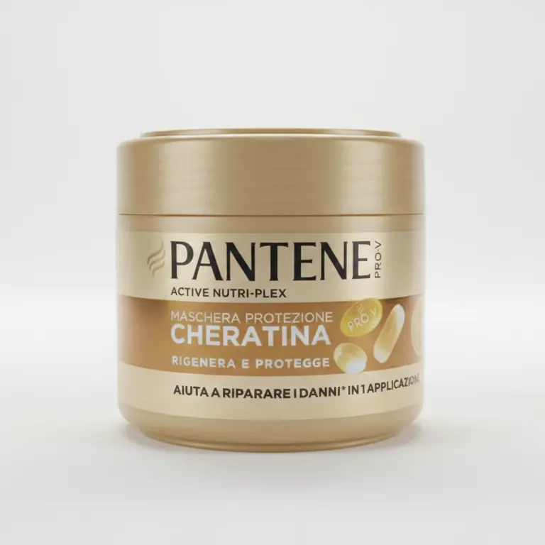 Pantene Pro-V Maschera Rigenera & Protegge 300ml | Protezione Cheratina e Active Nutri-Plex | Ripara 6 Mesi di Danni in 1 Solo Utilizzo | Per Capelli Danneggiati e Stressati