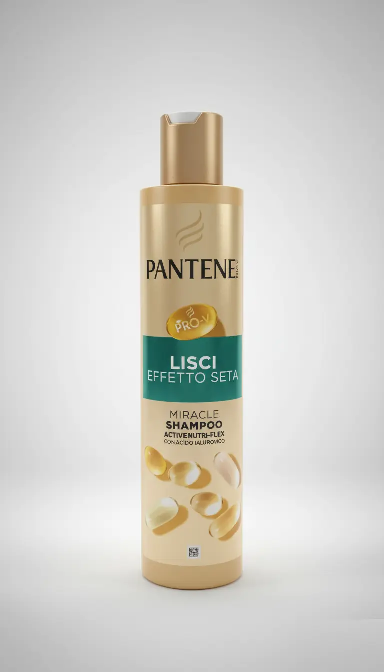 Pantene Pro-V Miracle Shampoo Protezione Cheratina Lisci Effetto Seta 250ml | Per Capelli Secchi, Opachi & Crespi | Con Formula Active Nutri-Plex e Acido Ialuronico