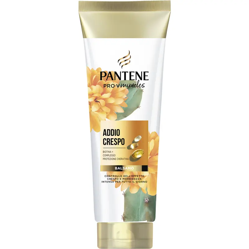 Pantene Pro-V Miracles Balsamo Addio Crespo | Con Biotina e Protezione Cheratina | Controllo Anti-Umidità | 160 ml