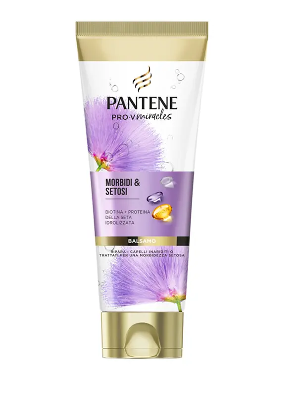 Pantene Pro-V Miracles Balsamo Morbidi & Setosi 200ml | Per Capelli Danneggiati, Inariditi, Trattati/Mèches | Con Pro-V, Biotina & Proteine Seta | Ripara & Rende Capelli Irresistibilmente Setosi