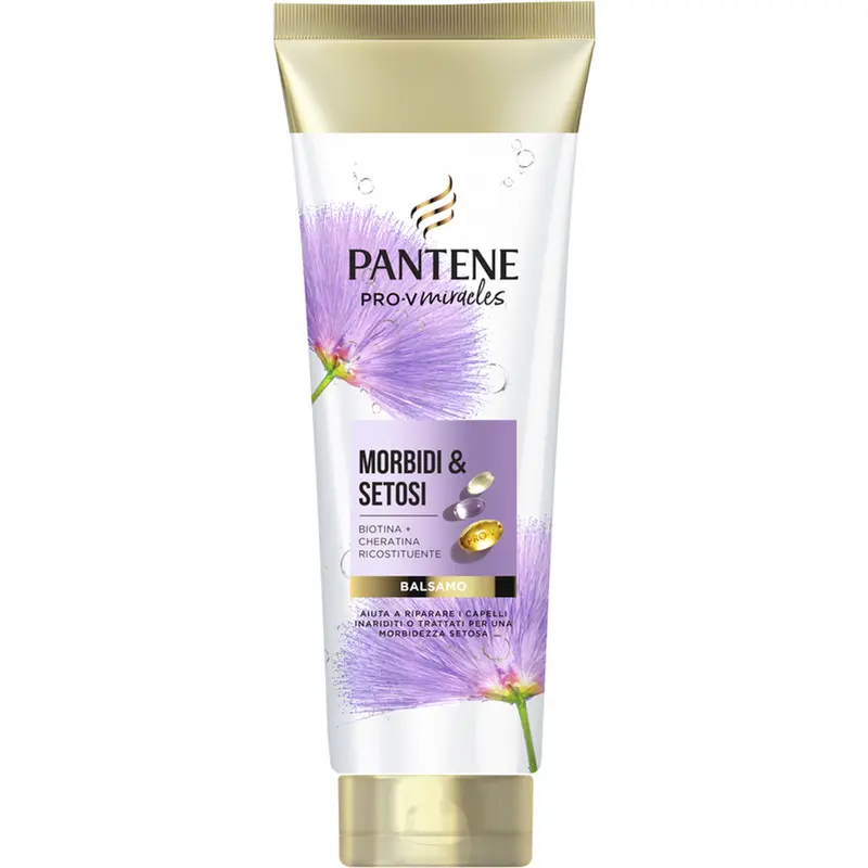 Pantene Pro-V Miracles Balsamo Morbidi & Setosi | Con Cheratina e Biotina | Riparazione Capelli Danneggiati | 160 ml