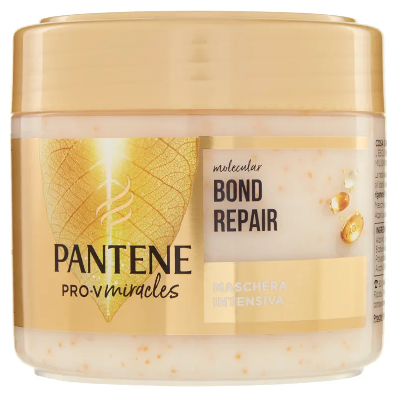 Pantene Pro-V Miracles Molecular Bond Repair Maschera Intensiva con Biotina e 5000+ Perle Pro-V 300ml