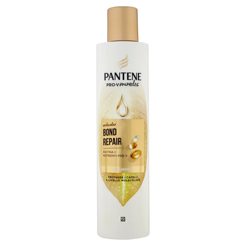 Pantene Pro-V Miracles Molecular Bond Repair Shampoo 250ml | Ripara Legami Molecolari | Con Biotina e Nutrienti Pro-V