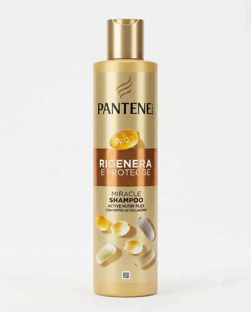 Pantene Pro-V Nutri-Plex Miracle Serum Shampoo Rigenera & Protegge 250ml | Con Siero Pro-V, Lipidi, Antiossidanti e Collagene | Ripara Capelli Danneggiati e Spenti