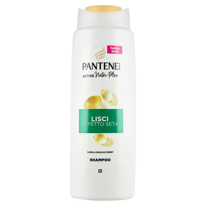 Pantene Pro-V Shampoo Lisci Effetto Seta 625ml – Active Nutri-Plex per Capelli Opachi e Secchi