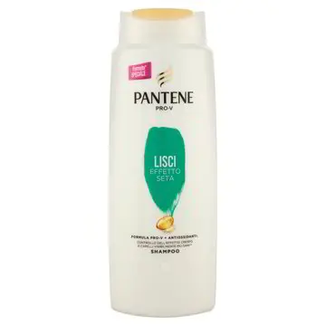 Pantene Shampoo Pro-V Lisci Effetto Seta 1in1 – Morbidezza e Controllo Crespo, 600 ml