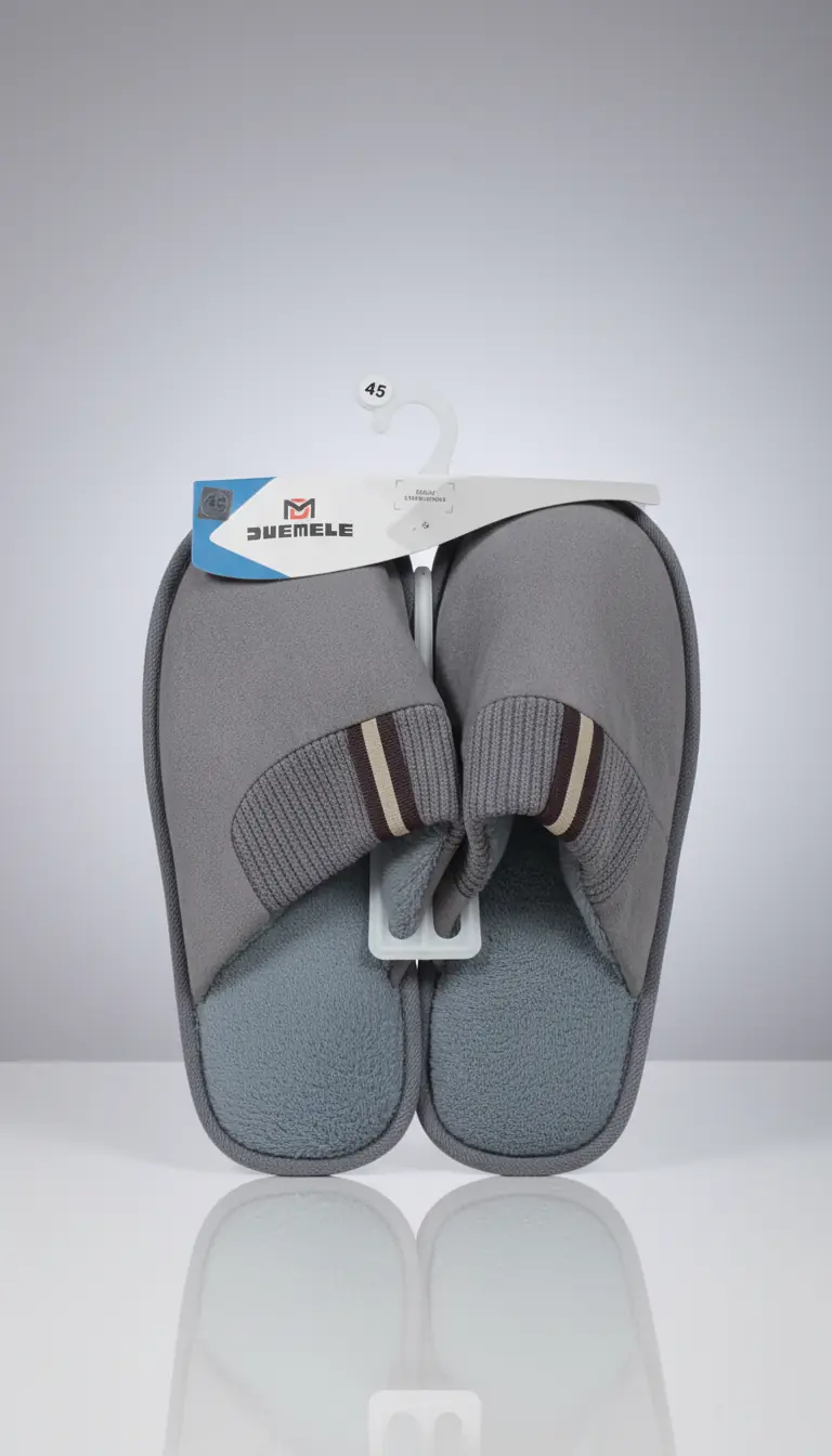 Pantofole Uomo Invernali Duemele Comfort - Calde e Antiscivolo | Design Italiano