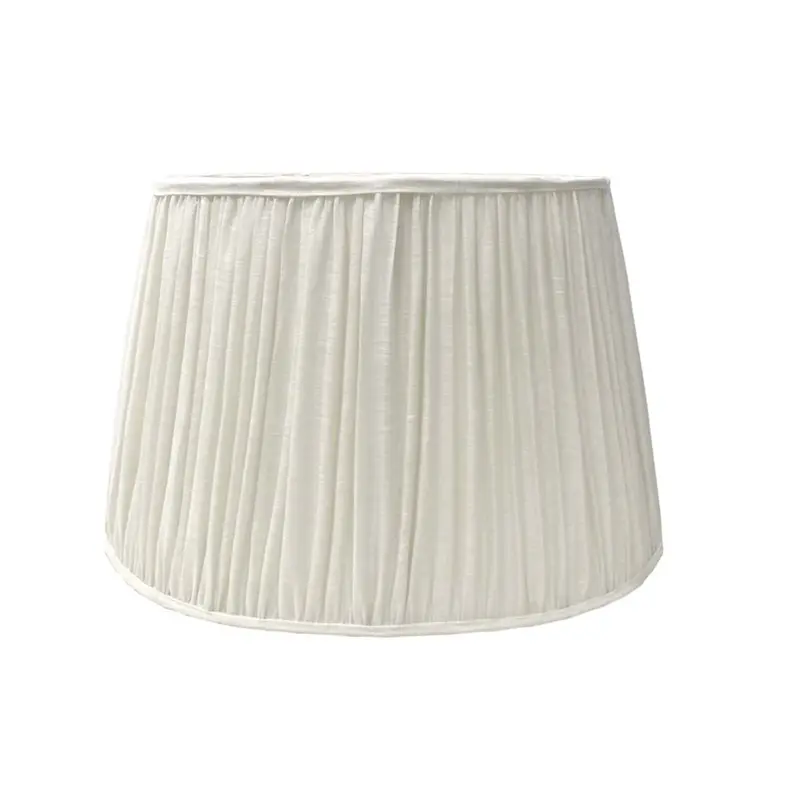 Paralume in Lino Bianco 25x25x15 cm – Stile Shabby Chic Elegante