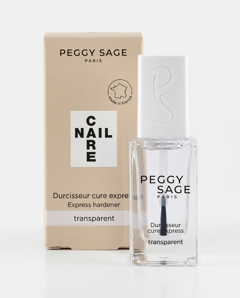 Peggy Sage Express Hardener Indurente Unghie 11 ml – Trattamento Rinforzante Intensivo 2 Settimane per Unghie Deboli e Sfibrate