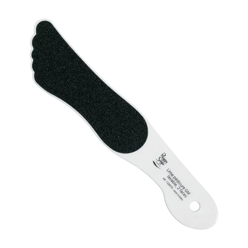 Peggy Sage Raspa Pedicure Ergonomica 2 Facce | Grana Spessa & Fine | Ceramica | Per Callosità e Levigatura