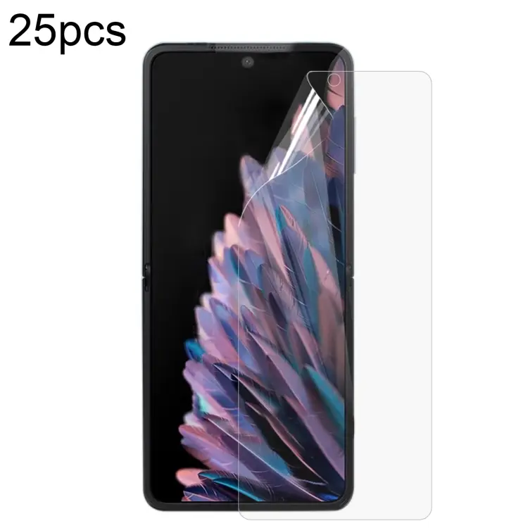Pellicola idrogel antideflagrante per protezione frontale OPPO Find N2 Flip 25