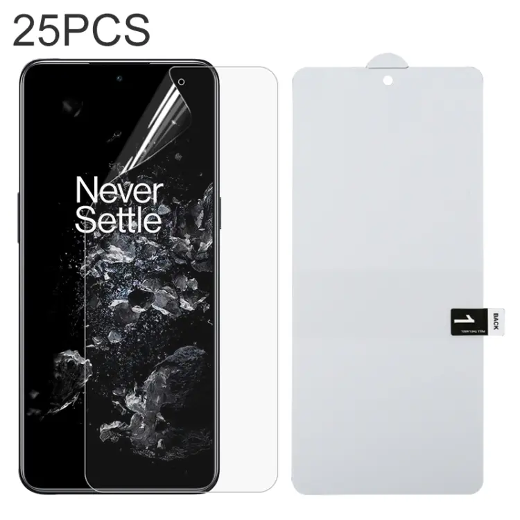 Pellicola idrogel antideflagrante per protezione schermo intero da 25 pezzi, For OnePlus 11 / 11 Jupiter Rock Edition (25 PCS)