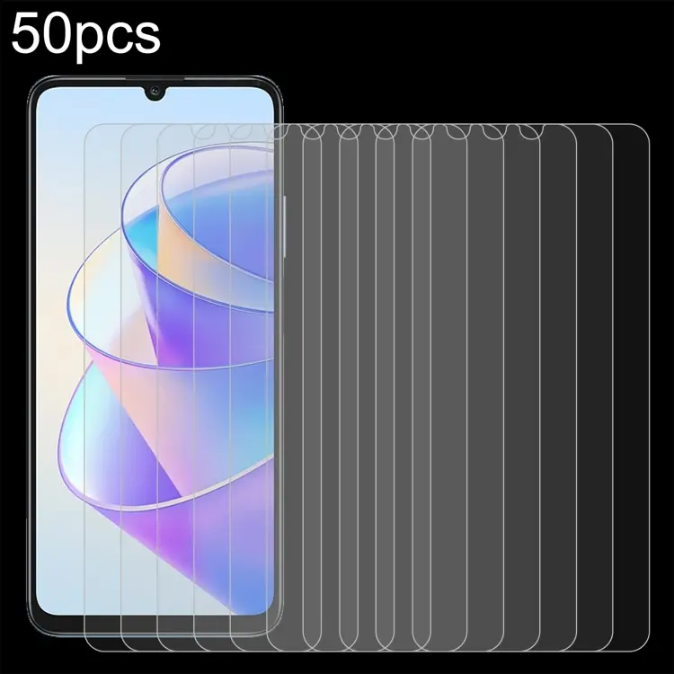 Pellicola in vetro temperato 0,26 mm 9H per Honor X7a 50 pezzi