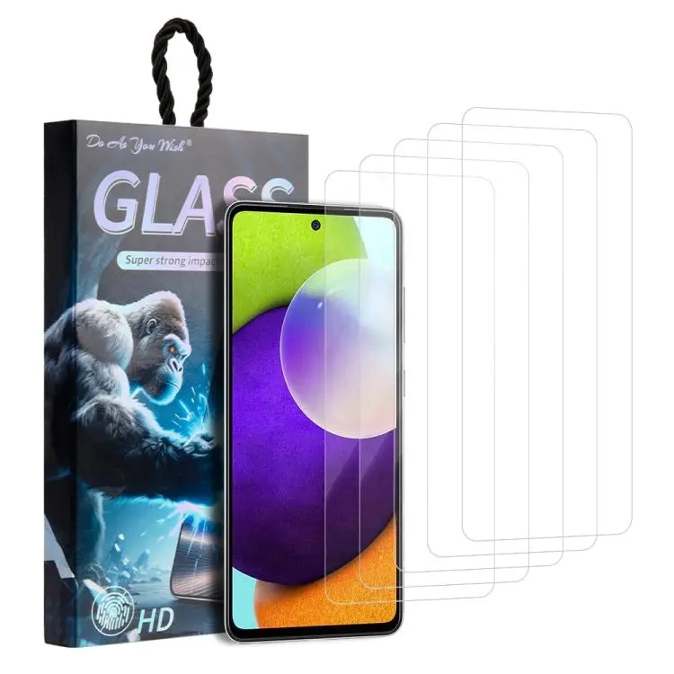 Pellicola in vetro temperato HD per Galaxy A52, A53, A32 5G e A51 confezione da