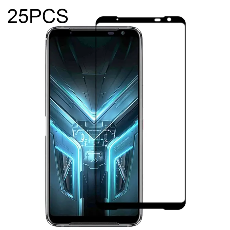 Pellicola in vetro temperato schermo intero con colla per Asus Rog Phone 3 25