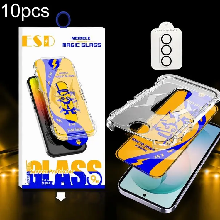Pellicola protettiva in vetro temperato per Galaxy S26+ 5G 10 pezzi