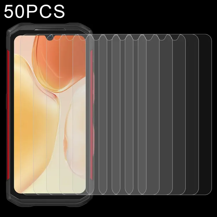 Pellicola vetro temperato 0,26 mm 9H per DOOGEE S89 50 pezzi