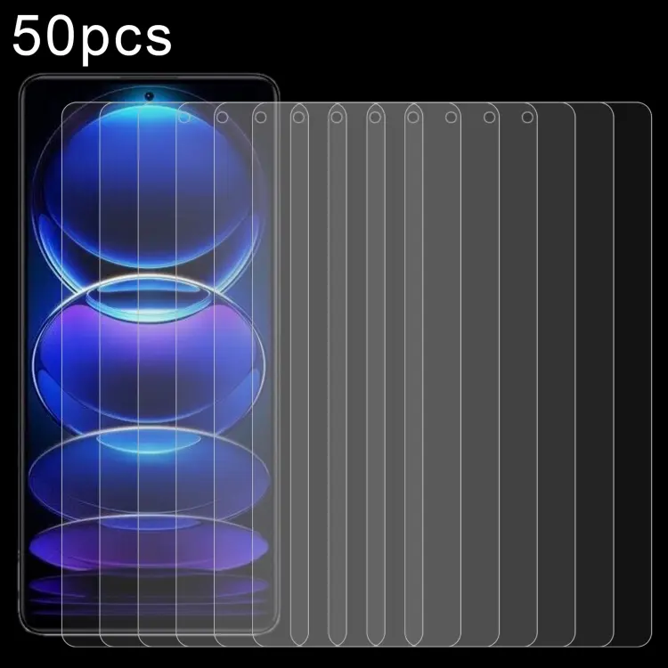 Pellicola vetro temperato 0,26 mm 9H per Xiaomi Redmi Note 12 Pro 50 pezzi