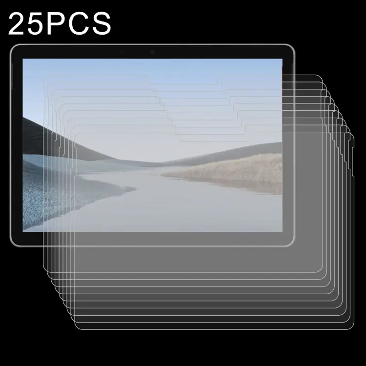 Pellicola vetro temperato 9H per Microsoft Surface Go 3 e Pro 8 25 pezzi